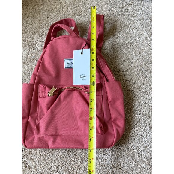 NWT Herschel Supply Co. NOVA Dusty Cedar Mini Backpack Essential School - Picture 4 of 5